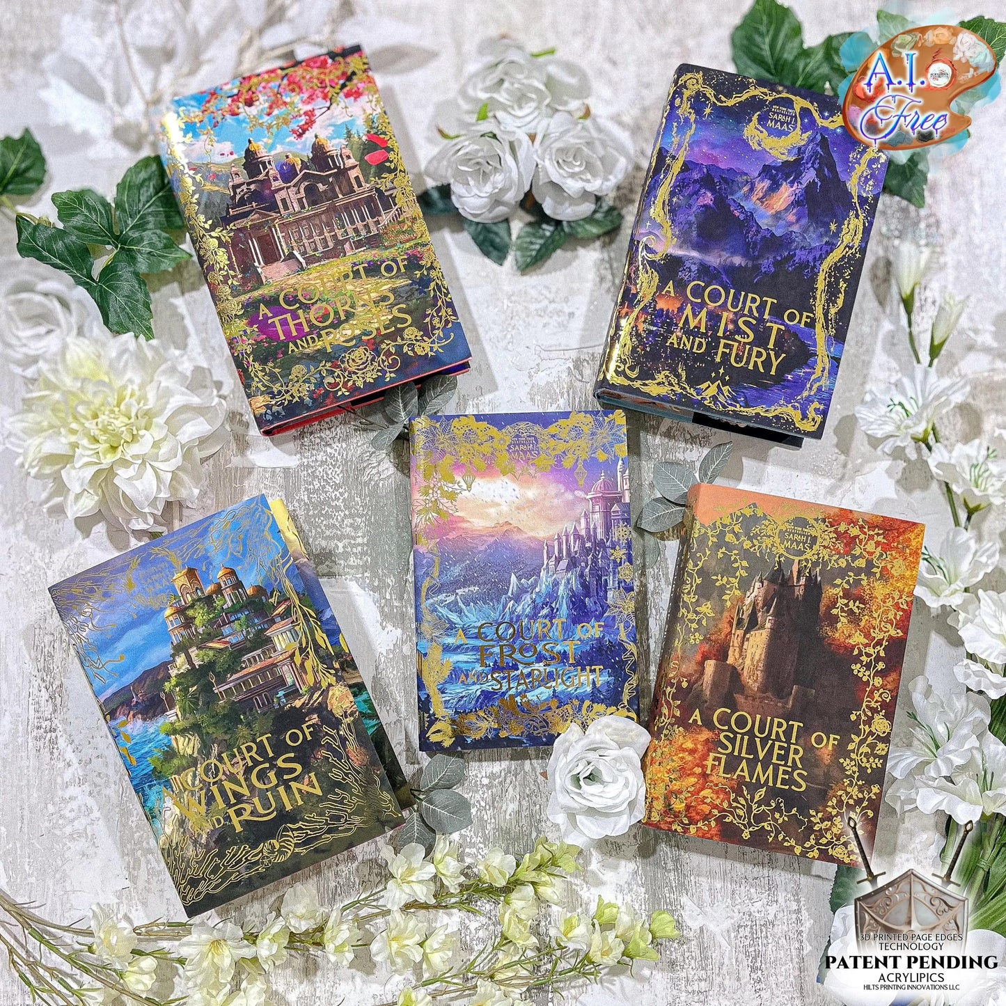 ACOTAR 3D Special Edition Box Set | A Court of Thorns and Roses, ACOTAR Books, ACOTAR Merch | Officially Licensed by Sarah J. Maas