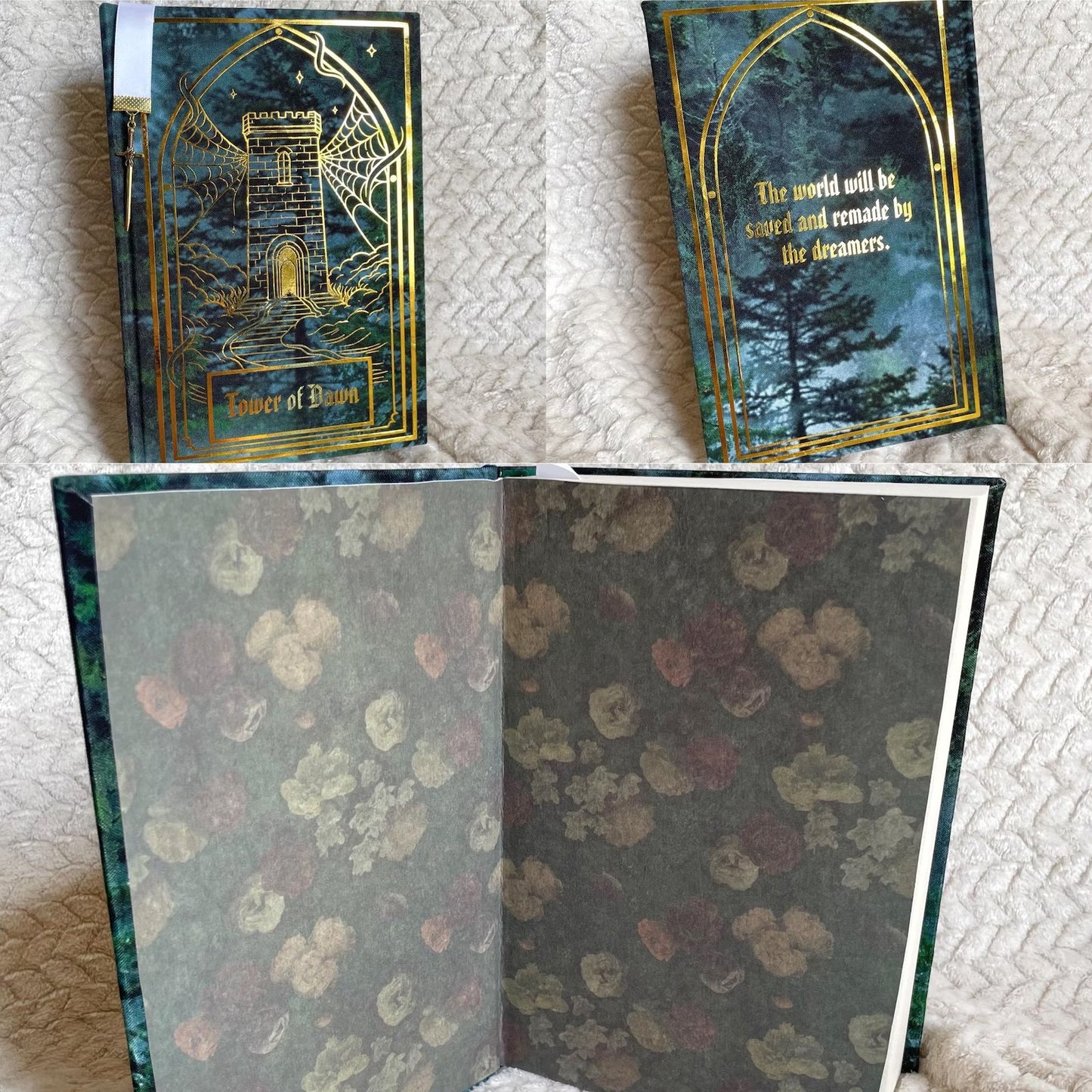 Throne of Glass Collector Set – Forests of Terrasen Edition | Hand-Rebound Series (8 Books + Sketchbook)