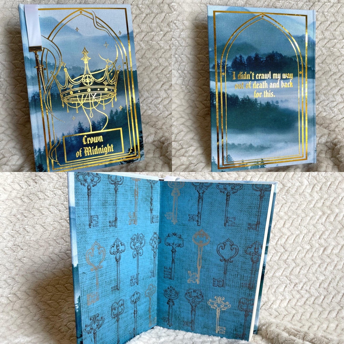 Throne of Glass Collector Set – Forests of Terrasen Edition | Hand-Rebound Series (8 Books + Sketchbook)