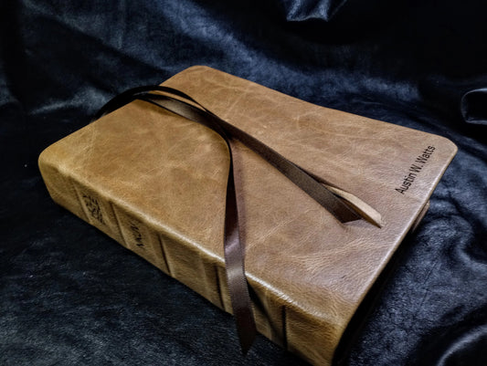 Custom Goat or Cow and Lamb- You Pick The Exact New Bible Translation Of Your Choice (King James, NKJV, NASB, NIV, Etc)