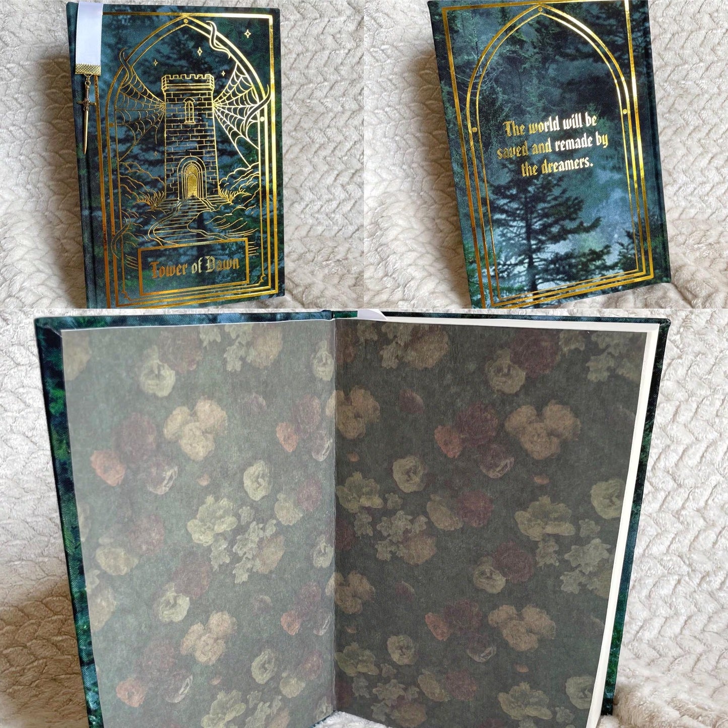 Throne of Glass Collector Set – Forests of Terrasen Edition | Hand-Rebound Series (8 Books + Sketchbook)