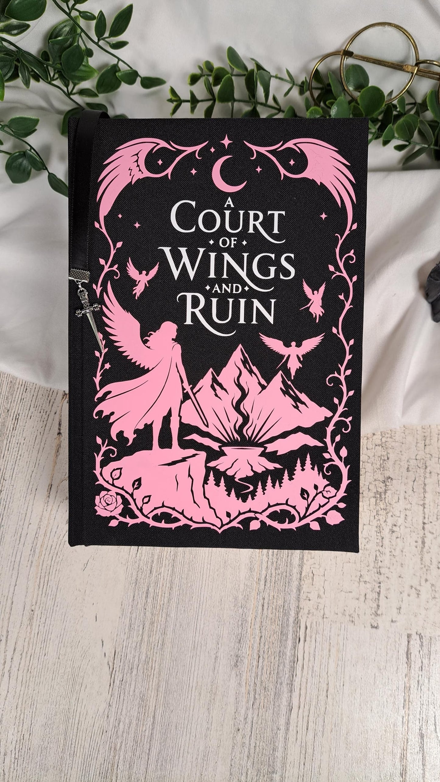 A Court of Thorns and Roses Complete 5 Book Rebound Collection | ACOTAR Box Set | Handmade Hardcover Collectors Edition | Sarah J Maas