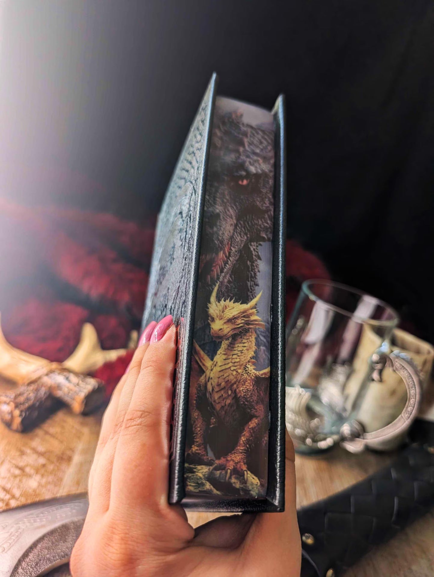 Empyrean Full Set – Sprayed Edge Edition | Custom Rebound Hardcover | Handmade Collector’s Edition