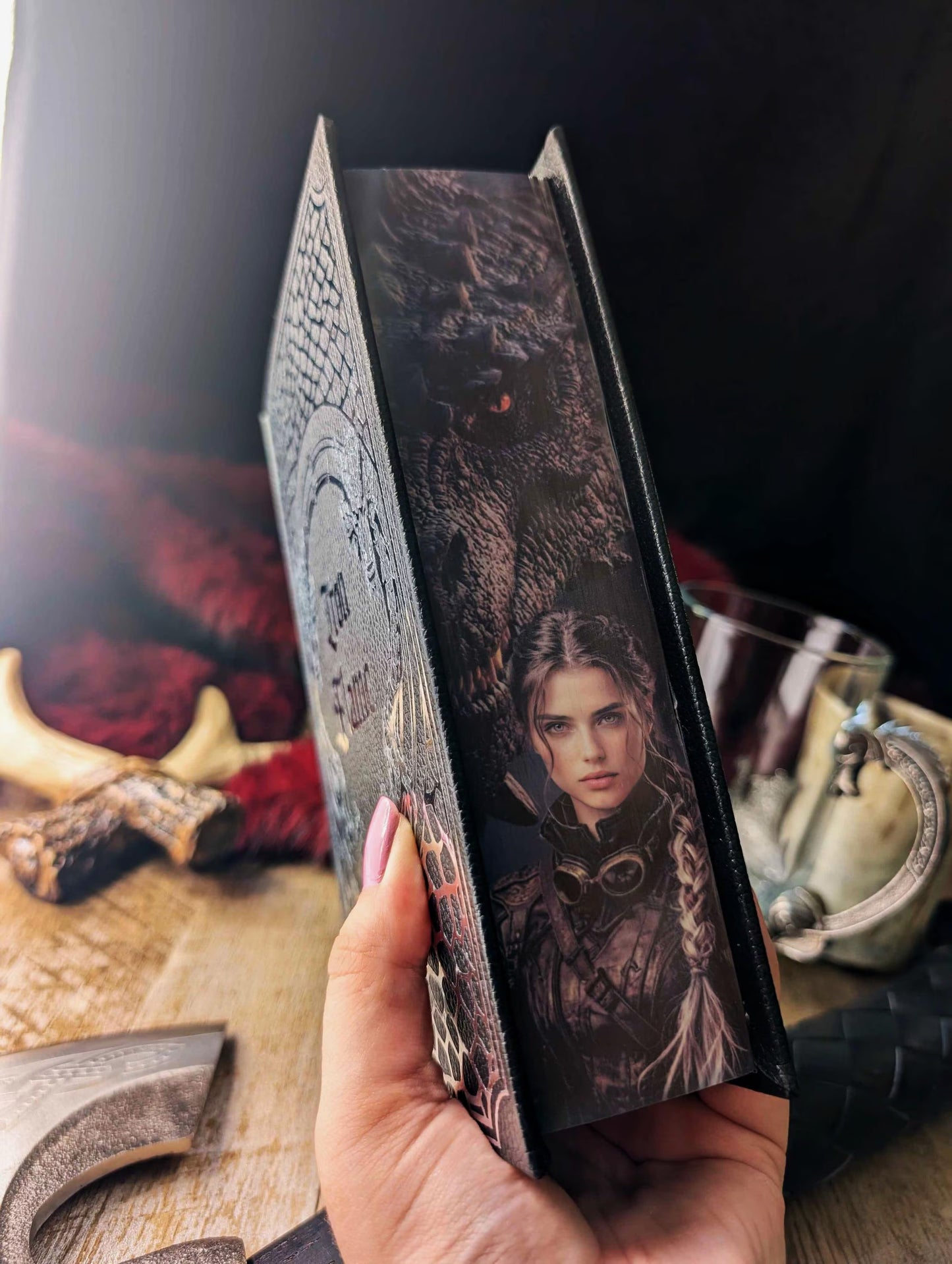Empyrean Full Set – Sprayed Edge Edition | Custom Rebound Hardcover | Handmade Collector’s Edition
